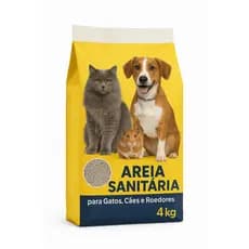 Areia Higiênica para Gatos e Roedores Natural Argila Esmectita | Alta Absorção Sem Cheiro
