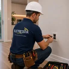 Camisa Polo Eletricista Uniforme Profissional Eletricista de Manutenção