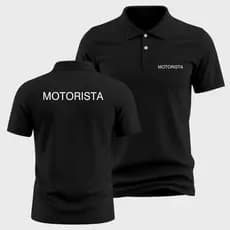 Camisa Camiseta Motorista Blusa Gola Polo Masculina MOTORISTA Camiseta Uniforme Para Motorista Carro