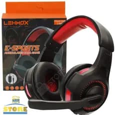 HEADSET GAMER COM MICROFONE DE LAPELA PARA PC PS4 PS5 XBOX ERGONÔMICO