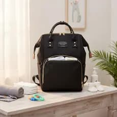 Mochila Maternidade Impermeável Bolsa para Bebê Compartimento Térmico Porta Mamadeira Espaçosa