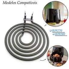 A Resistencia Da Air fryer Essential XL 2000W RI9280 RI9270