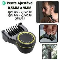 Pente Philips Original OneBlade Ajustável 0.5mm a 9mm Para Barba Molde de Barba