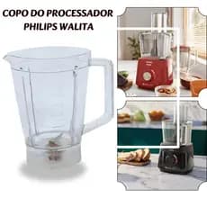 Copo Liquidificador Processador Philips Walita Ri7300, Ri7301, Ri7302, Ri7303 e Hr7304 Acrilico Casa