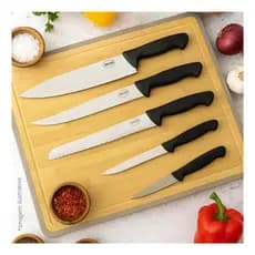 Conjunto Assador 5 Peças Facas Multiuso Para Churrasco - Mor