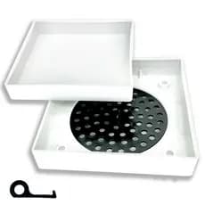 Ralo Invisível 10x10 Oculto Seca Piso Inteligente Square