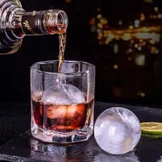 Vittak Forma De Gelo Esfera Bola Silicone Grande Redonda Bar Whisky
