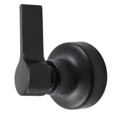 Acabamento kit para Registro Preto C-70 Metal Parede Banheiro