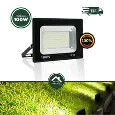 Refletor Led 100w Holofote Branco Frio 6500k/Branco quente 3000k A Prova D´aguá Bivolt Ip66 110/220