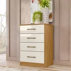 Cômoda Ms913 Organizadora Roupa Para Quarto 4 Gavetas