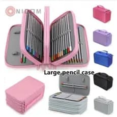 Estojo Escolar/Estojo Box/Estojo Lápis Quatro Camadas Com 72 Furos De Cor/Material Escolar/PapelaEstojo Escolar