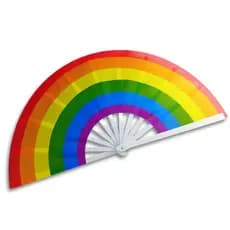 Leque LGBTQIA+ Arco-Íris, Festa, Parada, Decoração, Orgulho