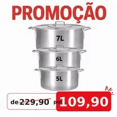 Jogo De Panela Para Feijoada 3 Peças (Entrega Full)🚚