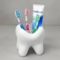 Porta Escova De Dente Em Formato De Dente | Dentista