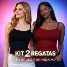 Regata Cropped Alcinha Feminina Suplex Forrada Ajustada Moda Básica Versátil
