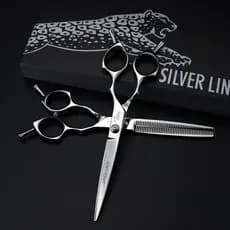 Tesoura De Corte De Cabelo Profissional De 6,5 Polegadas Barbeiro Liso