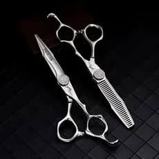 JP440C Tesoura De Cabelo Profissional 6.0 Barbeiro Para Salão De Beleza Cabeleireiro