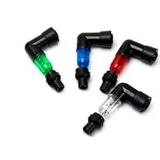 Tampa Cachimbo De Vela De Ignição Universal Com Luz Led Moto Ybr Titan Honda Cg 125 150 160 Fazer