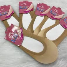 Kit 06 Pares de Meias Sapatilha Fina Invisível Feminina