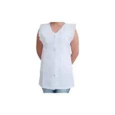 Jaleco Avental Colete Uniforme Oxford Macio Com Bordado Lese