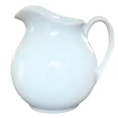Jarra Tradicional 1,4L Leite Suco - Porcelana Branca (2)