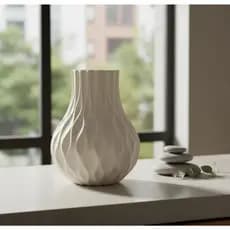 Vaso Decorativo Textura Wave Premium