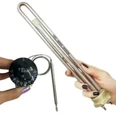 Resistencia Eletrica Boiler 3000w Termostato 16a 120°c