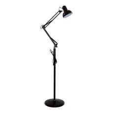 Luminária de chao 1,9m Articulada Chão Pedestal Coluna Lustre Metal