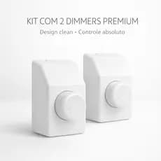 2 Dimmer Chave Controle Velocidade Ventilador Parede Universal Liga Desliga