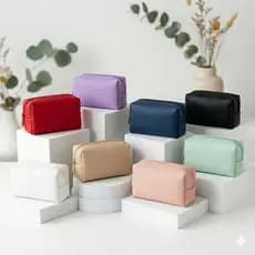 Kit 5 / 10 / 15 / 20 Necessaire Unidades Lisas Brinde Lembrancinha Eventos