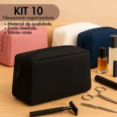 1/3/5/10 Nécessaire Bolsinha Viagem Necessaire Estojos Transparente