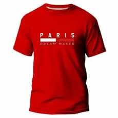 CAMISA CAMISETAS PARIS Dream Maker fio penteado confortável fresca malha 3.01 100%ALGODÃO