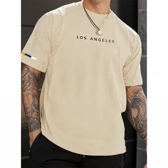 Camiseta Masculina Los Angeles Urban Street Camisa 100% Algodão