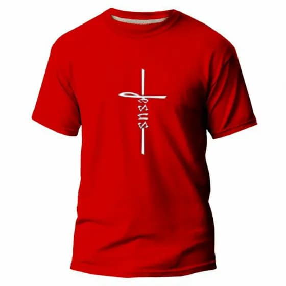 CAMISA CAMISETAS EVANGÉLICA JESUS 100%ALGODÃO FIO 3.1 PENTEADO CONFORTÁVEL FRESCA MALHA TOP