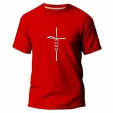 CAMISA CAMISETAS EVANGÉLICA JESUS 100%ALGODÃO FIO 3.1 PENTEADO CONFORTÁVEL FRESCA MALHA TOP