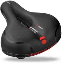 Banco Selim de Bicicleta Anatômico Gel Vazado Antiprostático MTB + Fita Refletiva Super Confortável