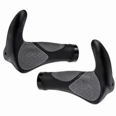 Manopla Ergonômica Trava e Bar End  MTB Speed Confort Borracha Antiderrapante Bloqueio Bilateral