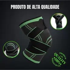 Joelheira Estabilizadora De Compressão 360º - Ortopédica Musculação Basquete Esportiva UNIDADE