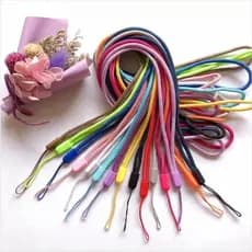 10 Peças 43cm/3.0mm Corda De Elevação circular De nylon Para Celular De Manga De Identificação