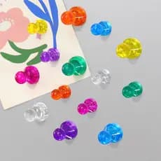 100/50/20 Pçs Colorido Transparente Magnético Polegar 11x17 Geladeira Fivela Magnética Ímã push pin