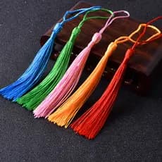 100/50/20 Peças Acessórios De Marcador De Borla Clipe De Livro Materiais Artesanais Estilo Chinês Decoração Retrô