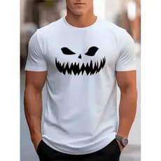Camiseta Masculina Estampa Abobora Halloween ENVIO IMEDIATO