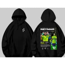 moletom preto Neymar copa 100% algodão