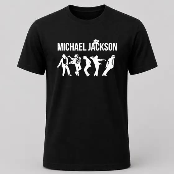 CAMISETA 100% algodão Michael Jackson rei da dança