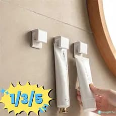 Suporte Para Pasta De Dente Com Design De Fivela Interna, Organizador De Parede Com 1/3/5 Peças, Pequeno, Especificação