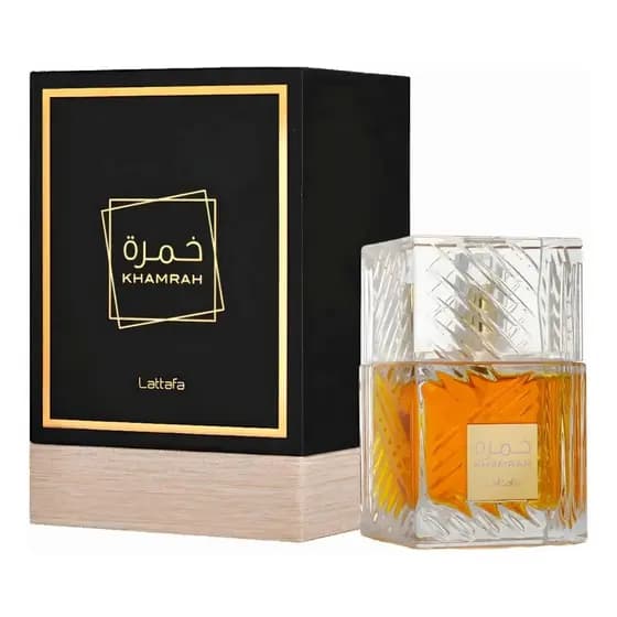 Perfume Lattafa Khamrah eau de parfum 100 ml com Nf