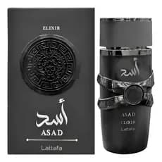 Asad Elixir Lattafa Perfume Árabe Eau De Parfum 100 Ml com NF