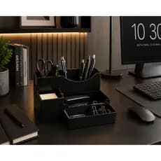 Organizador De Mesa Escritório Porta Canetas Lápis E Objetos 3D
