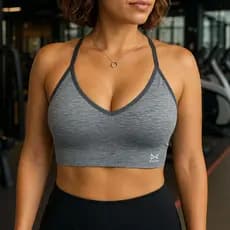 Top Sutiã Fitness Academia Reforçado Alça Regulável Cruzado costas bojo removível treino/yoga/pilates/ caminhada TOP441