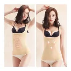 Blusa Cinta Modeladora Feminina Alta Compressão Espartilho Emagrece Afina a Cintura BL396
